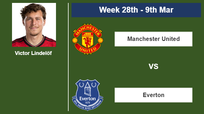 FANTASY PREMIER LEAGUE. Victor Lindelöf  stats before competing vs Everton on Saturday 9th of March for the 28th week.